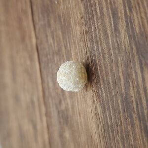 Snowball bead charm tiny hole